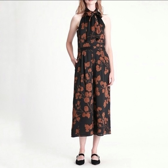 NWT Banana Republic floral jumpsuit, size 8 - Picture 2 of 9